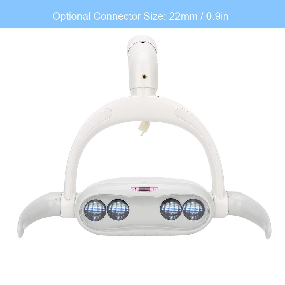 Adjustable Dental LED Cold Light Shadowless Surgical Oral Light for Dental Chair22mm