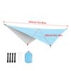3.4x2.6m Waterproof Camping Awning Sun Shade Sail Outdoor Garden Swimming Pool Awning Camping Hiking Sun Shelter Tent Sunshade