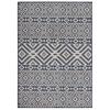 vidaXL Outdoor-Teppich Flachgewebe 200x280 Cm Blau Gestreift