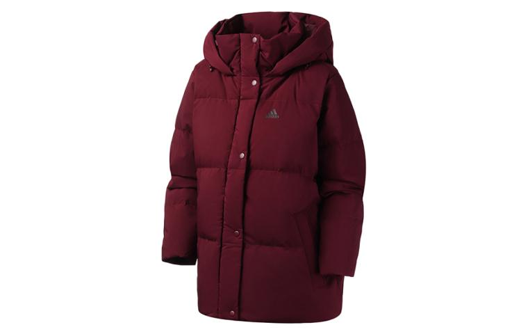 Adidas Down Jacket Winter Women s Dark Reddish Purple EH3984 M