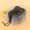 Travel Memory Foam U-shaped Neck Pillow for Airplane Support