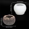 Coconut Shaped Chocolate Silicone Molds for Creative Baking Heat Resistant Nonstick Easy Releases Bakeware