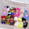 Monchhichi Key Ring Pendent Plush Adorable Cartoon Doll Backpack Ornaments Mengqiqi Bag Charms Plush Monkey Keyrings Birthday Gift