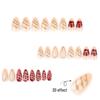 3D Wearable Short Almond Nail Art Tips