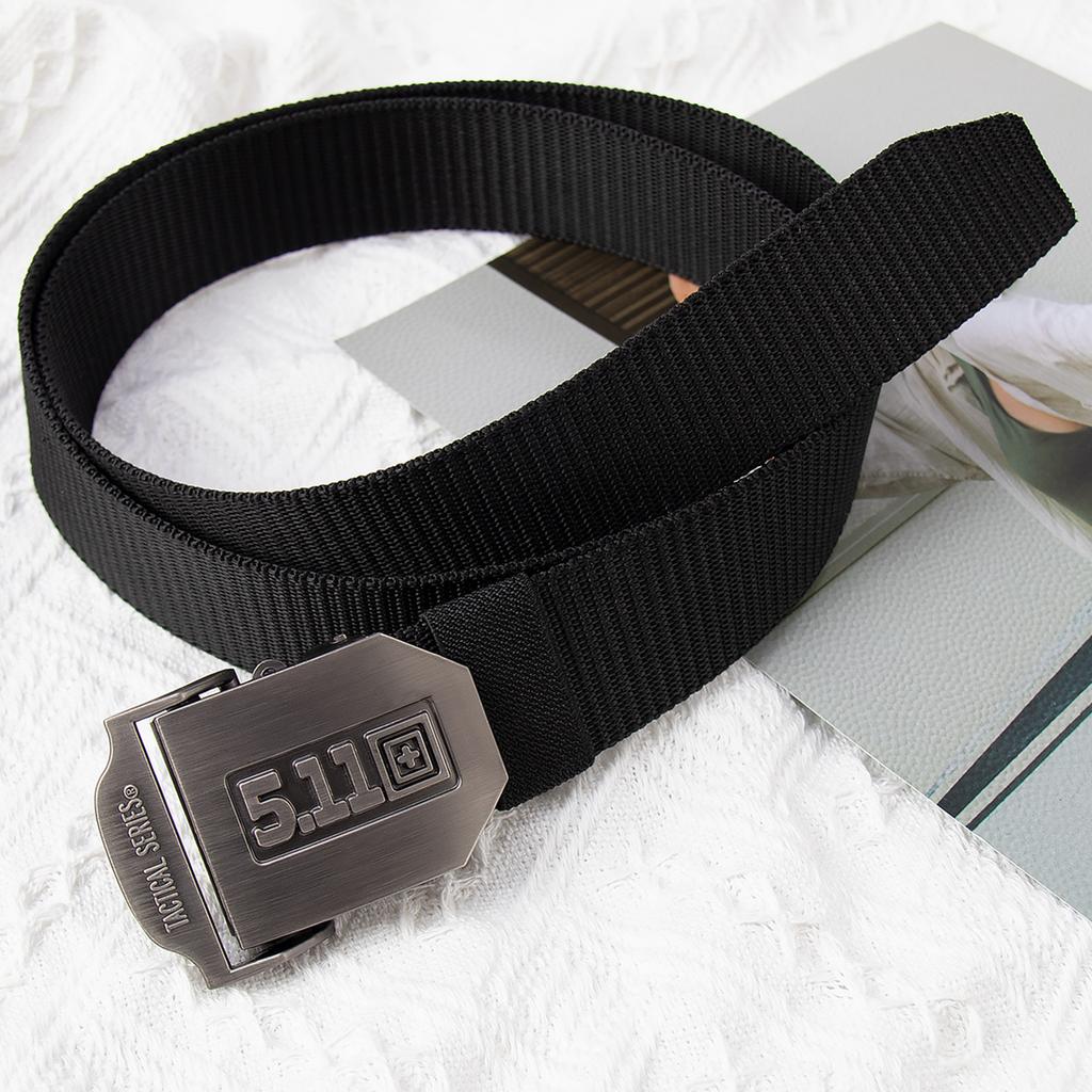 Belt Men'S Nylon Braided Adjustable Belt Men'S