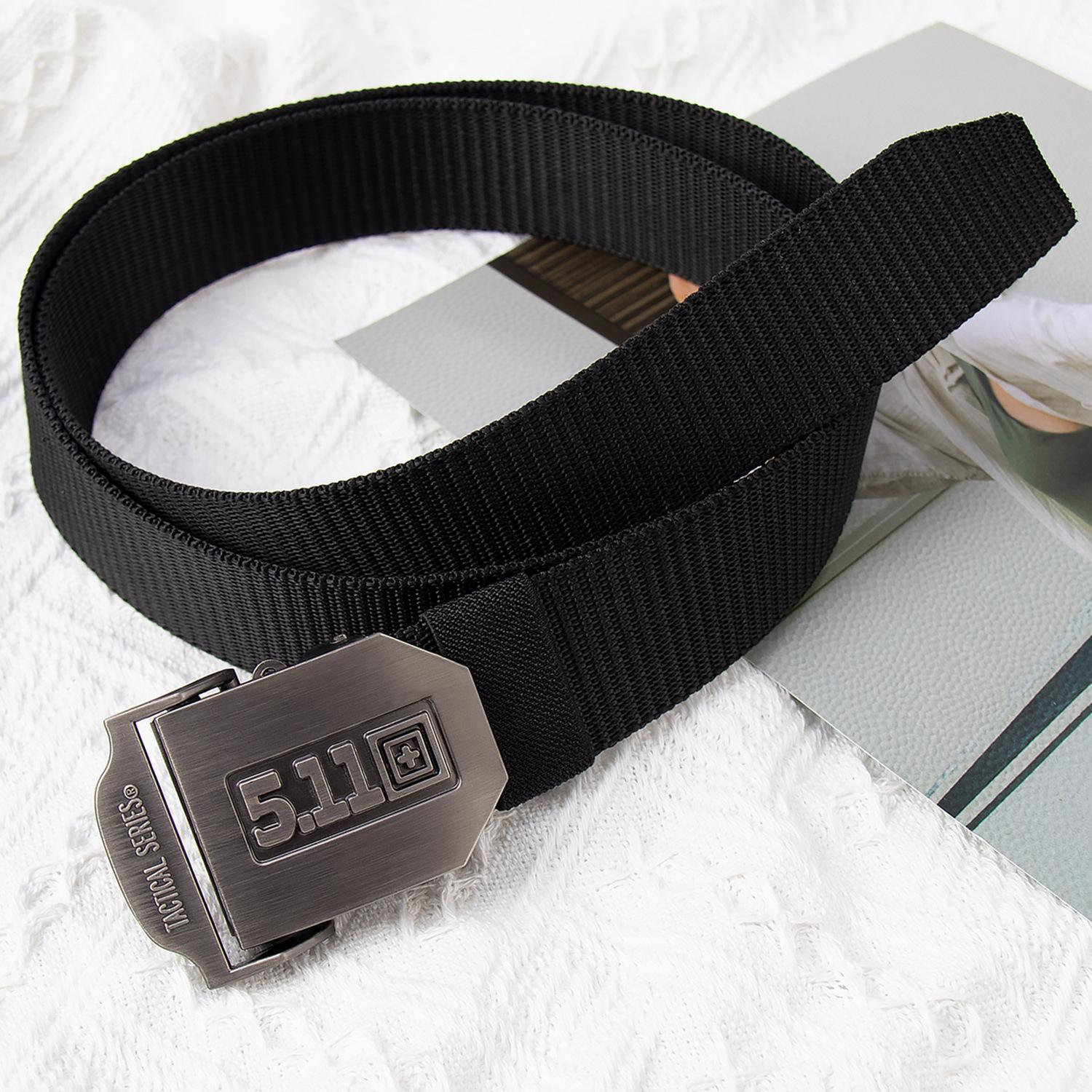 

Ремень мужской нейлоновый плетеный регулируемый ремень мужской 120cm чёрный