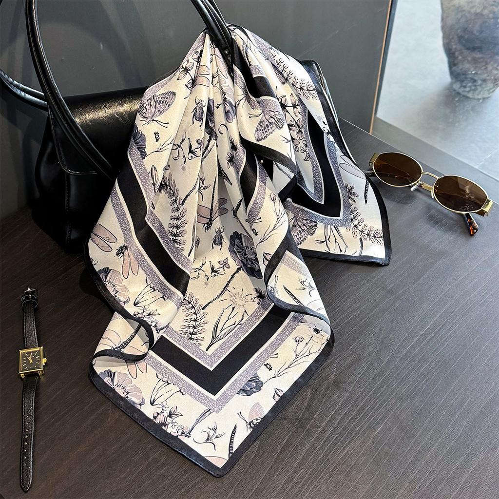 100% Mulberry Silk Scarf Women Shawls Wraps Foulard Scarves Pashmina Neckerchief Female Hijab Bandana Spring Fashion bufanda