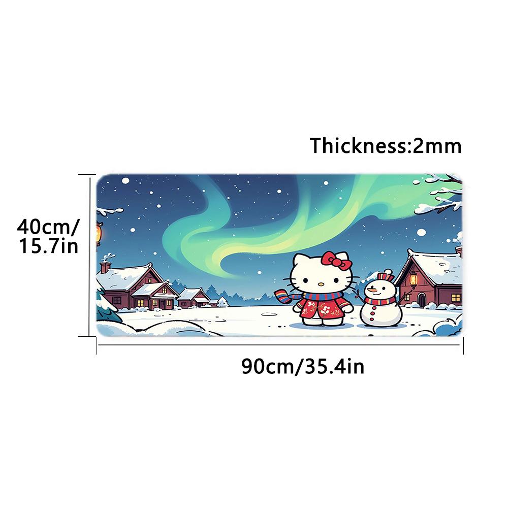1Pc Hello Kitty Cute Chicks Garden Print Mouse Pad 2Mm Thick Rubber Base Perfect Bedroomofficegame Room Ideal Gift Computer Keyboard Enthusiasts Print
