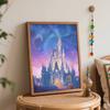 Disney Night Castle Paint By Number Kit Number Drawing Canvas DIY Picture Home Decor Disney Fantasy Fairytale Magic Art Painting Set