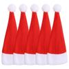 1/100pcs Christmas Cutlery Holder Xmas Hat Tableware Bags New Year Party Dinner Table Fork Knife Organizer Decoration Supplies