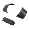 ABS Kolfiber Bil Ratt Dekorativ Patch för VW Golf 5 MK5 Passat B6 Jetta Tiguan 2007-2011