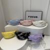 Cute and Lightweight Pleated Breast Bag Japanese Ins Small Fresh Student Versatile Fanny Pack Mori Girl Niche Messenger Bag