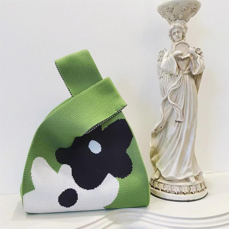 Chic Portable Knitted Handbag - Xiaohongshu Recommended Cute Style