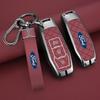 Car Sticker 2025 Hot Zinc Alloy Car Smart Key Case Cover Shell for Ford Focus 3 4 Ranger S C Max Explorer Edge Mustang Fiesta Mo