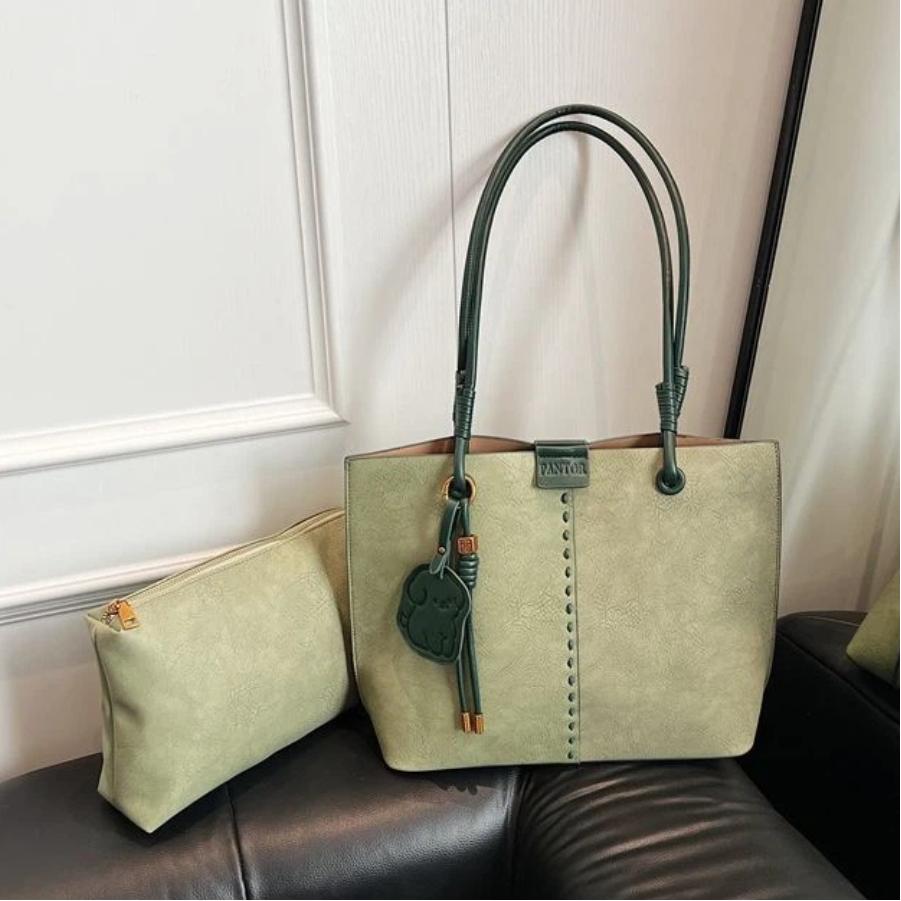 High-end Exquisite Niche Bag Women's Fashionable Versatile Female Portable Shoulder Bag Simple Soft Ladies Tote Bag