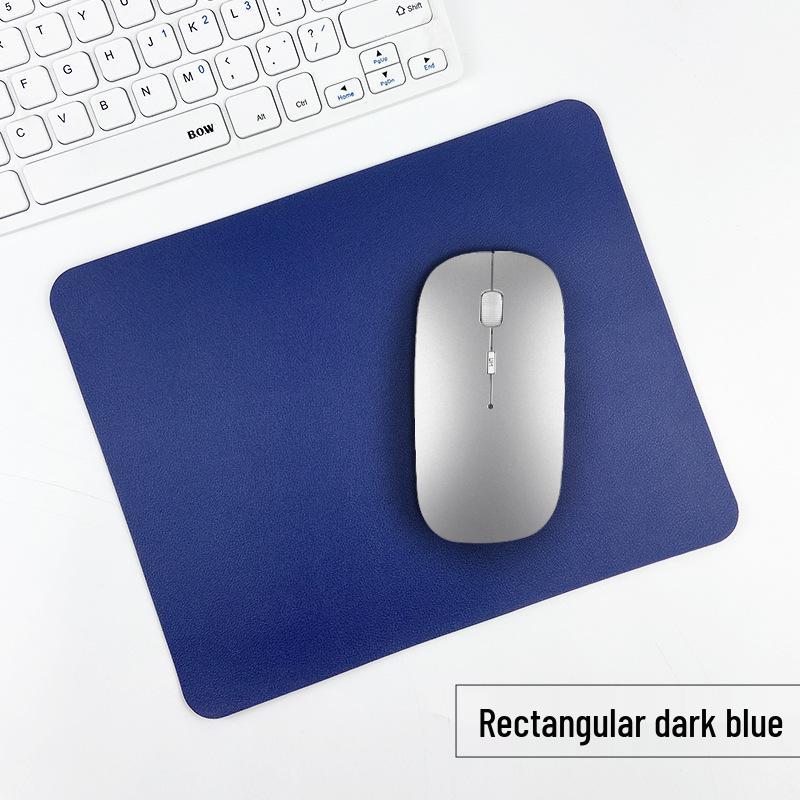 Customizable Multi-Color PU Leather Mouse Pad - Durable, Dirt-Resistant, Available In Square or Round Shapes.