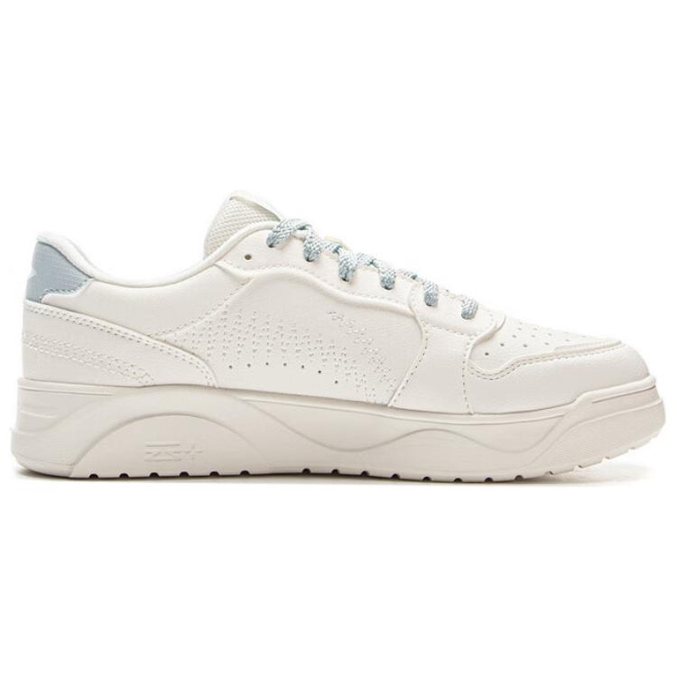 Li Ning Vitality Classic Fashion Versatile Youthful White Sneakers Women Sneakers Blue AGCV180-6