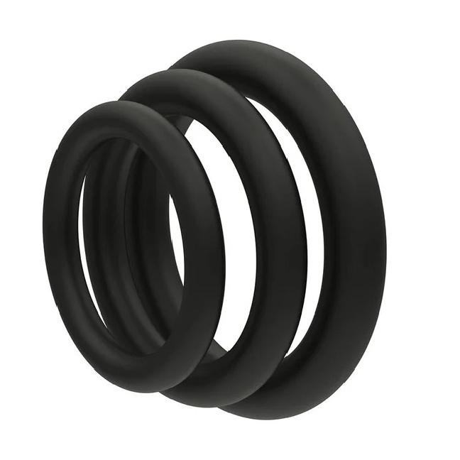 Cock Ring Durable Silicone Penis Rings Men Ejaculation Delay Rubber Sex Toys Rings for Male 3pcs/Set