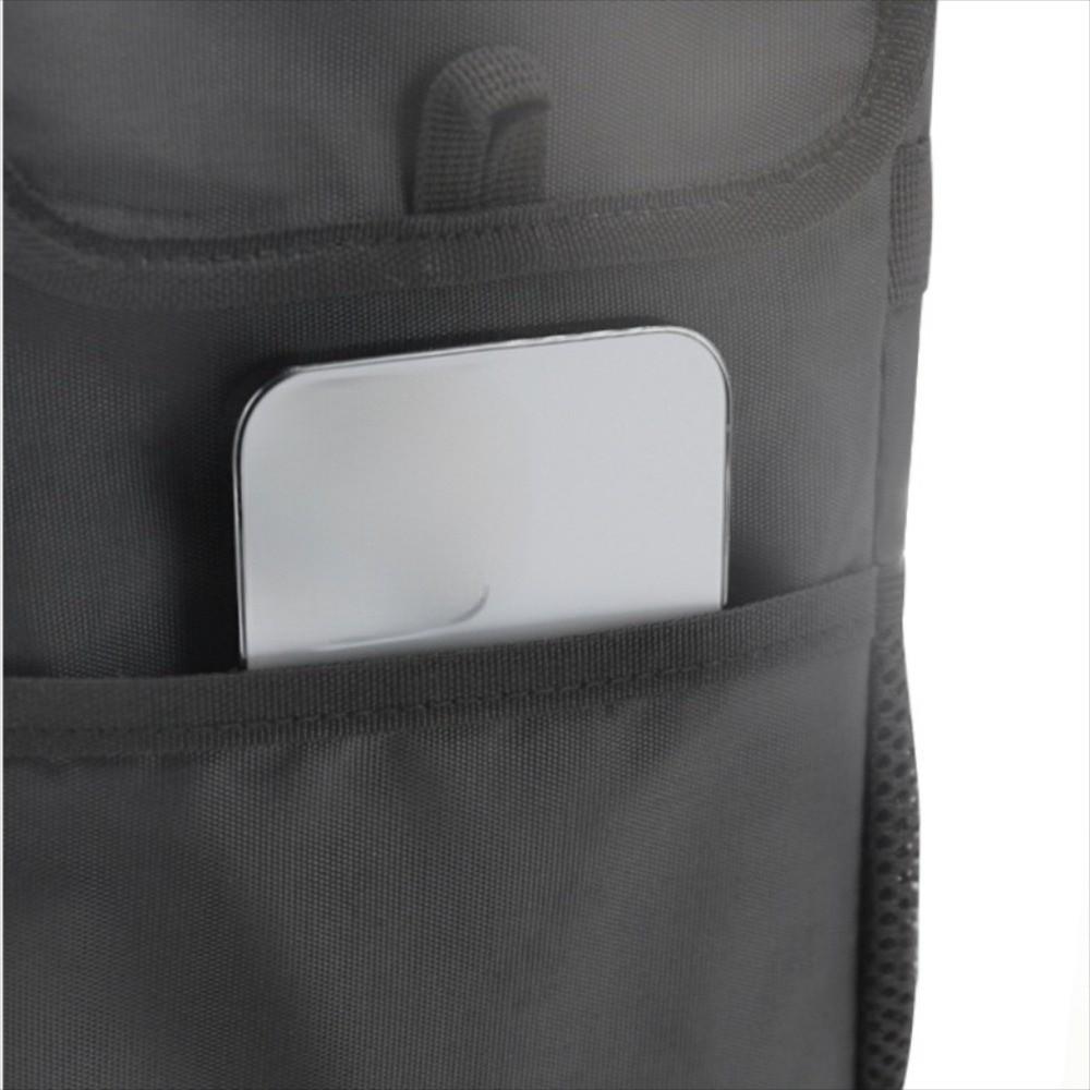 Auto Organizer Car Trash Can with Lid Storage Pockets Car Trash Bag  Gift