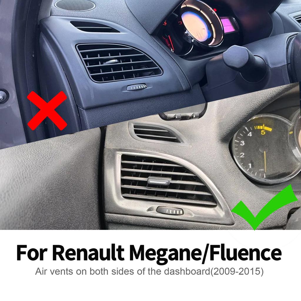 Sticker For Renault Fluence Megane 3 RS 2009 2010 2011 2012 2013 2014 2015 Car Real Soft Carbon Fiber Both Side Air Outlet Trim