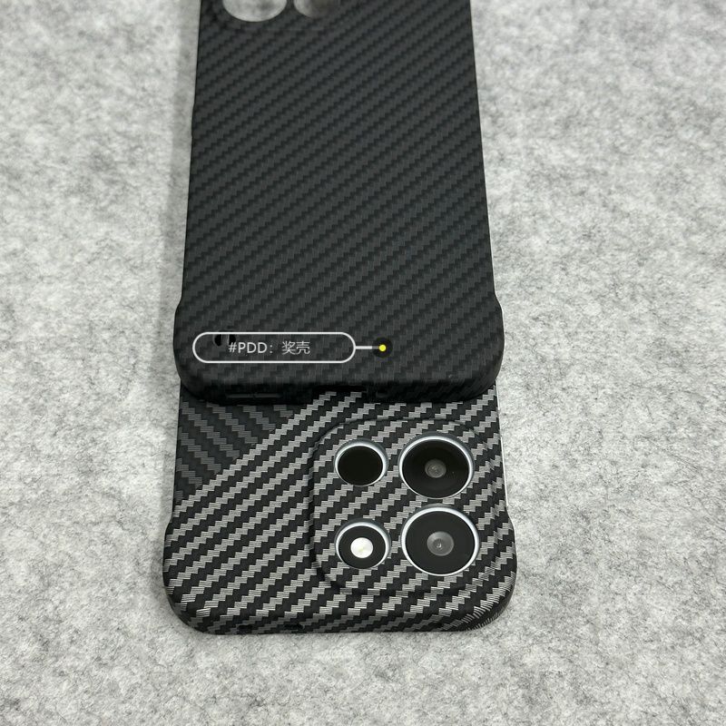 For OnePlus Nord 6 Case Matte Carbon Fiber Pattern Stripes Without Borders PC Lightweight Hard Back Cover Dustproof Bumper