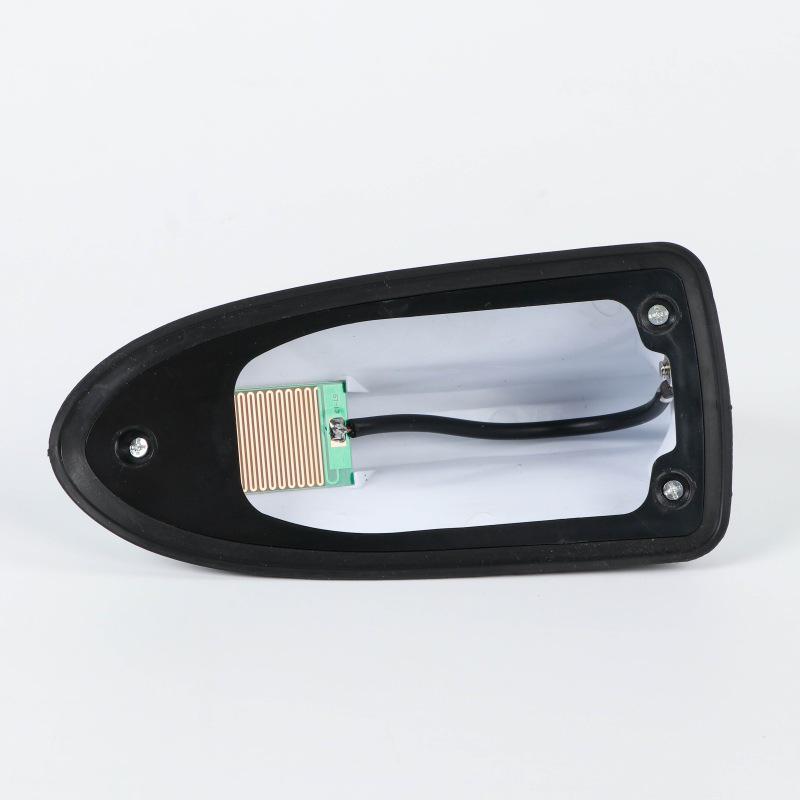 Second Gen Car Shark Fin Roof Spoiler Antenna: FM/AM Radio Signal with Rubber Base