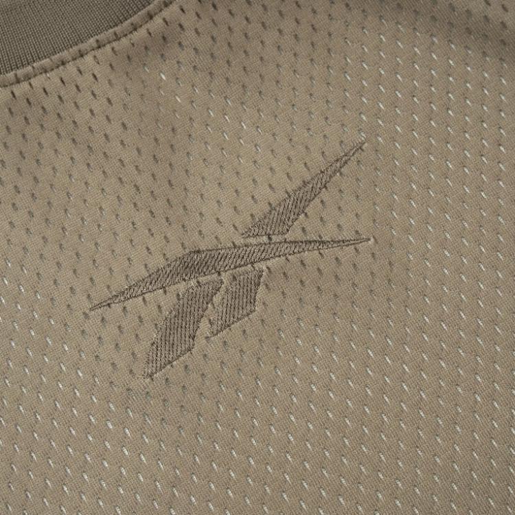 Reebok Hoop Vest U Series Fashion Gradient Retro Sports Casual Loose Round Neck Sleeveless Vest Unisex Tops Light-Khaki 23RMS427UGK0