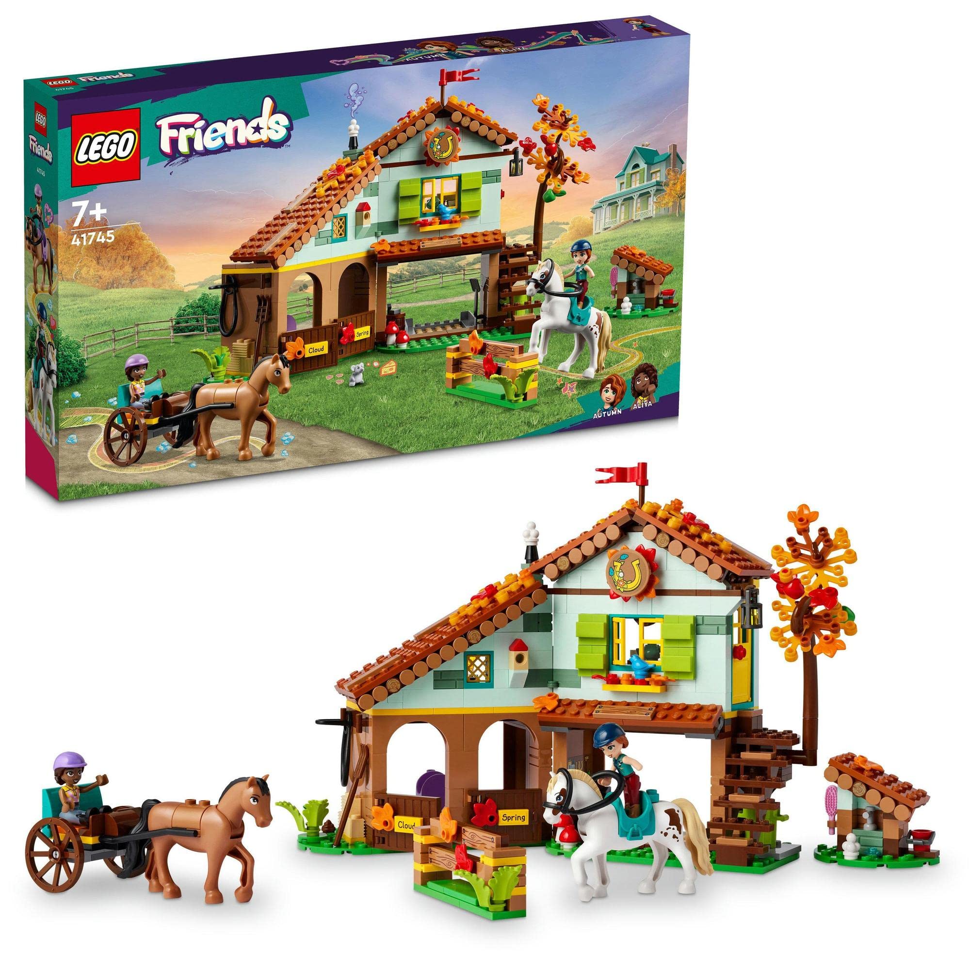 

LEGO Friends Конюшня Осени 41745 Игрушечные блоки Подарок Животные Девочки Возраст 7 лет и старше