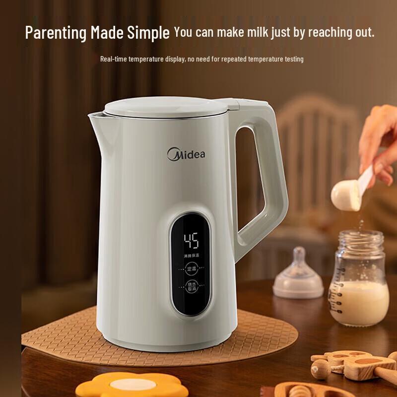 Midea 1.7L Smart Thermostatic 316L Stainless Steel Electric Kettle CN plug (adapter included)