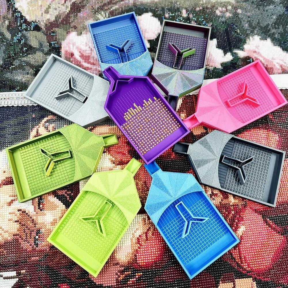 Embroidery Diamond Painting Tray Kits DIY Craft Drill Storage Box  for Nail Art