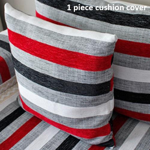 

1 шт. Чехол для дивана из хлопка/полиэстера с полосатым принтом в европейском стиле, мягкий, устойчивый к истиранию, чехол для сиденья дивана для декора гостиной 110x180cm 1pcs