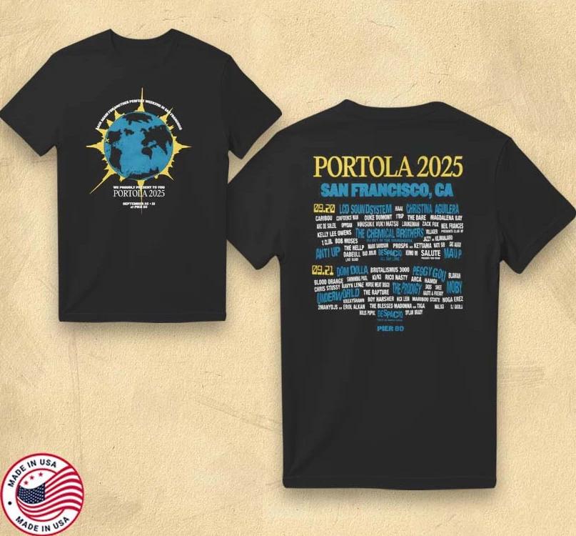 Official Portola Another Perfect Weekend Limited Edition T-Shirt Collection S