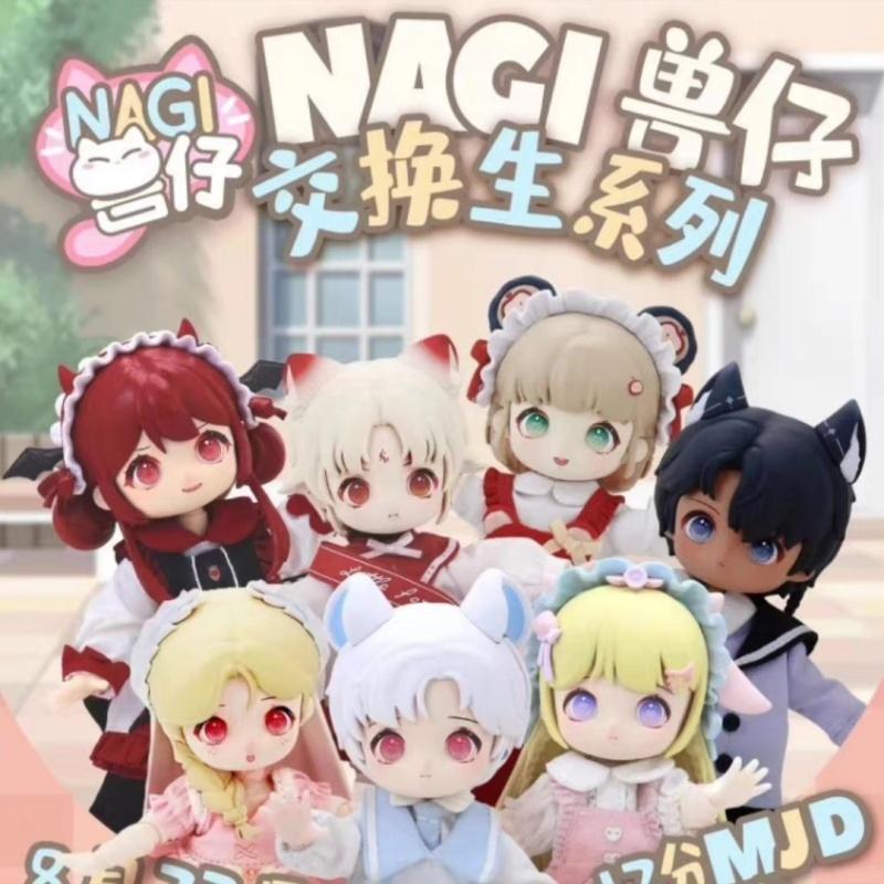 Originele Nagi 2 3 Studie Reis Notities Uitwisselings Student Serie Bjd Pop Verrassing Blind Box Actie Figuur Model Speelgoed Kinderen Mysterie Cadeau