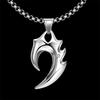 Men's Trendy Wolf Tooth Necklace - Unique, Colorfast Pendant with High-End European & American Design