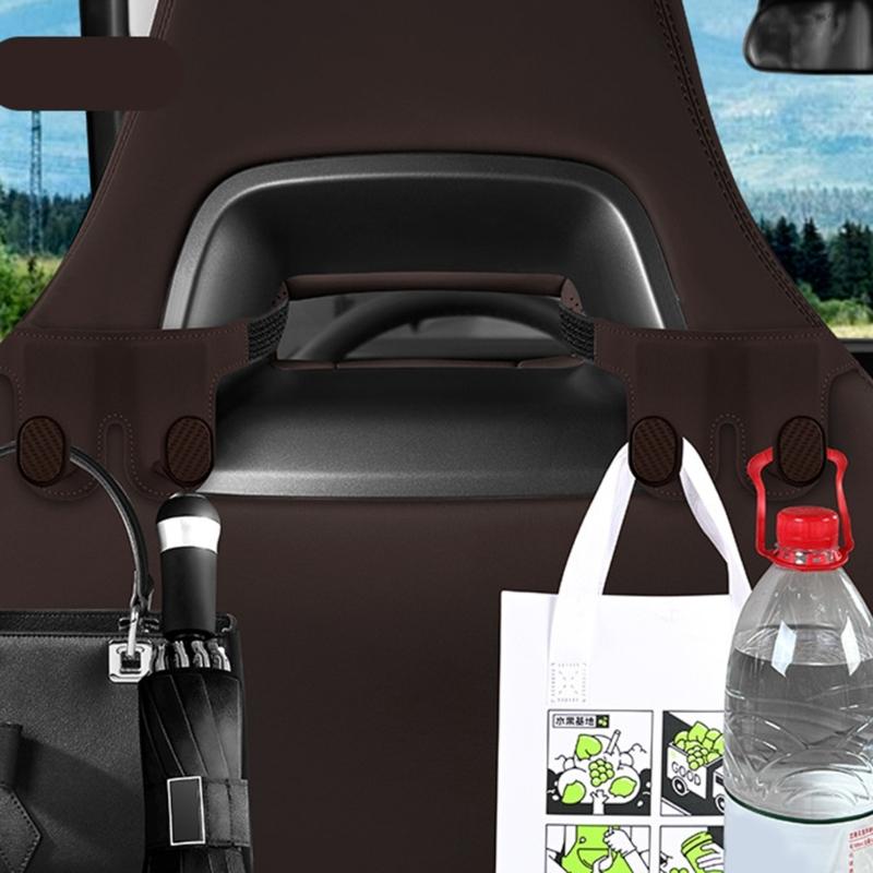 Auto Innenaufbewahrungshaken Automobil Rücksitzhaken für Handtasche Geldbörse Regenschirm Schwerlast Auto Kopfstützenhaken Organizer