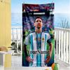 Messi Customize Your Name Beach Towel Quick-Dry Soft Microfiber Suitable for Swimming Gym Camping Yoga Vacation