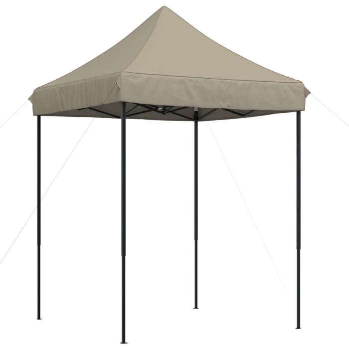 VidaXL Folding Retractable Reception Tent Taupe 200x200x306 Cm, Tent, Awning Tent, Gazebo Awning, Gazebo Tent, 4004986