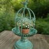 Birdcage Candle Holder Iron Candlestick Ornament Tealight Holder Candle Stand for Cabinet Kitchen Anniversary Adornment
