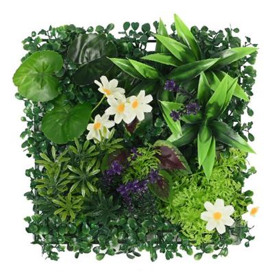 DIY Künstliche Pflanze Wandpaneel Blume Ewiges Leben Künstlicher Eukalyptus Teppich Langlebig Grün Simulation Ahorn Pflanzenblatt