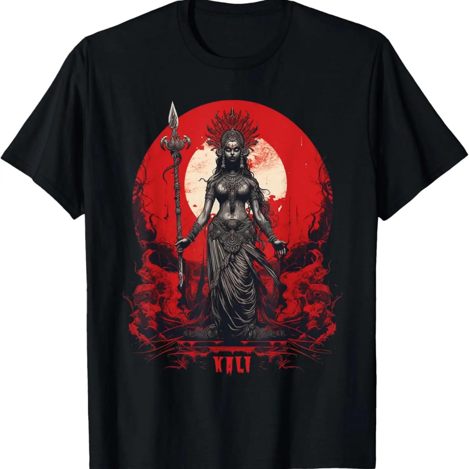 

Kali Goddess of Death, Time and Doomsday Hindu God Occult T-Shirt S чёрный