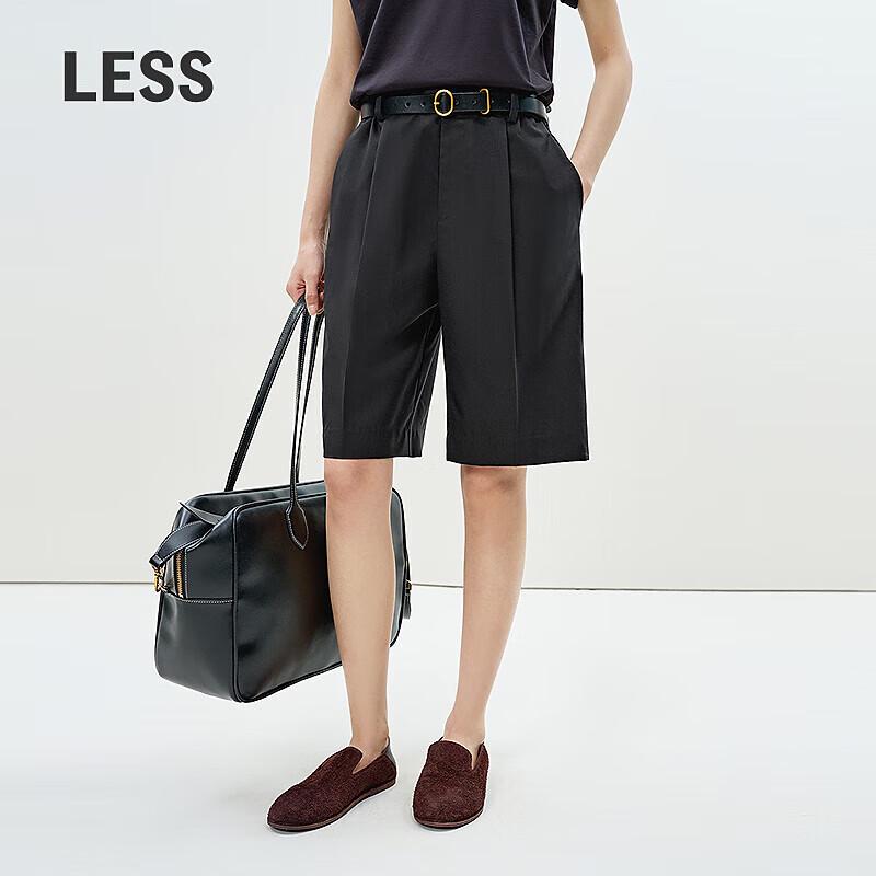 LESS Women s Wool Blend Straight-Leg Capris XS