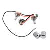 1V 1T Wiring Kit, 3 Way A500K Wiring Harness Prewired Guitar Wiring Hareness for Electric Guitar Bass Repair Replacement