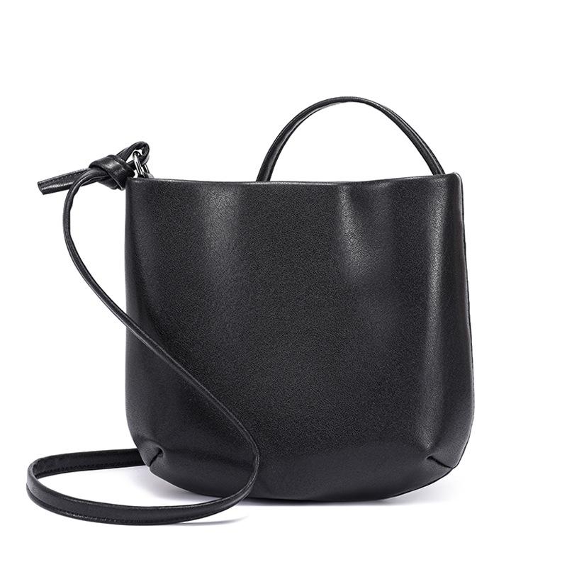 

Сумка-подмышка из натуральной кожи, одноплечная, кроссбоди, сумка для телефона, женская сумка, повседневная и модная чёрный