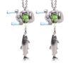 Collana con Ciondolo Attrezzatura da Pesca Miniaturizzata da Collezione Catena Regolabile Gioielli Regalo Unico Per Pescatori