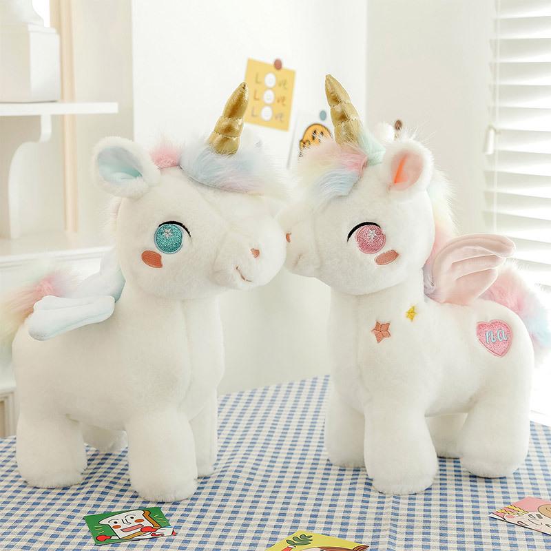 

Large Starry Unicorn Plush Doll Pillow - Cute Gift for Children 25 cm