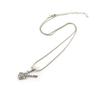 Les Trésors De Lily [N8158] - Silver-white 'Guitar' Designer Necklace