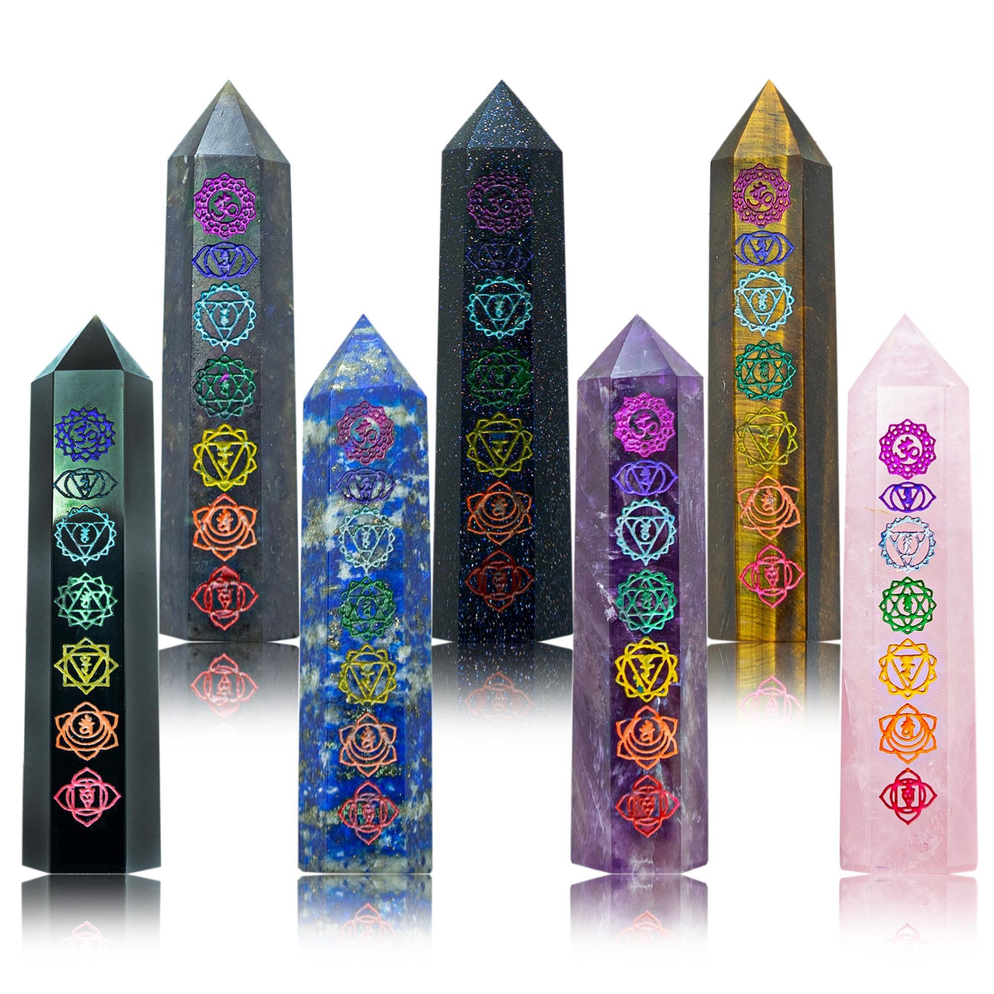 

Натуральный камень и кристалл Колдовская точка Жезл Чакры Сборщик энергии Минеральные целебные кристаллы Чакры Камни Ремесленный декор комнаты