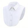 Elegant Detachable Lace Collar Spread Lapel Design Decorative Accessory for Dresses and Blouses