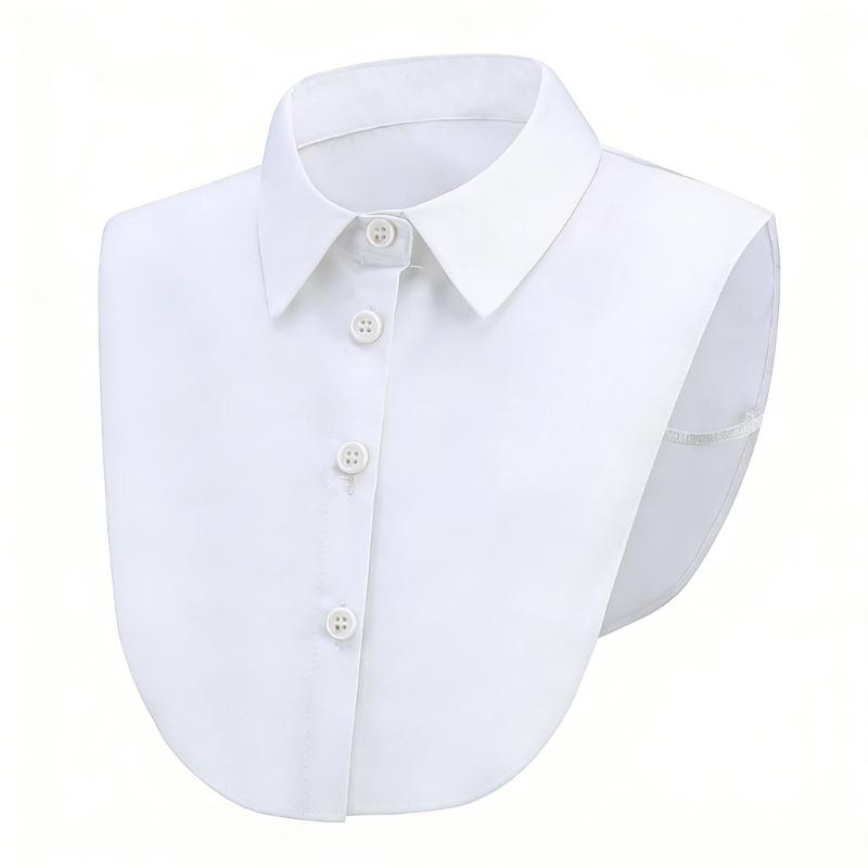 Elegant Detachable Lace Collar Spread Lapel Design Decorative Accessory for Dresses and Blouses