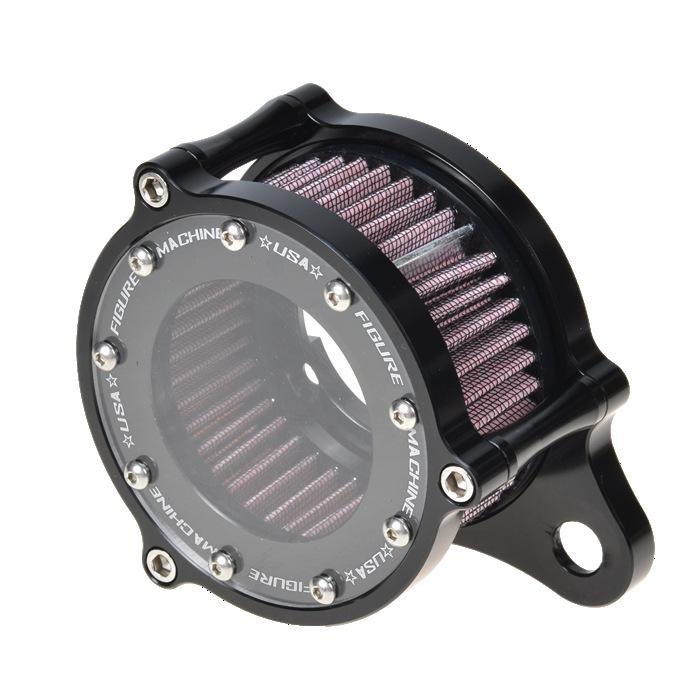 Harley XL883/1200 X48 Retro Aluminum Glass Air Filter Cleaner